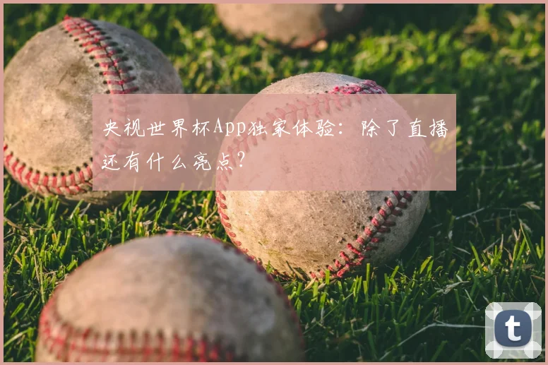 央视世界杯App独家体验：除了直播还有什么亮点？