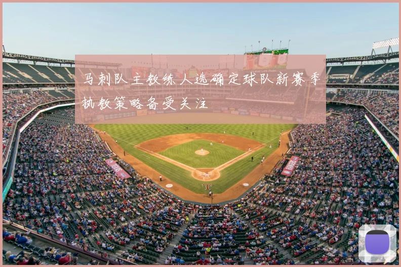 马刺队主教练人选确定球队新赛季执教策略备受关注