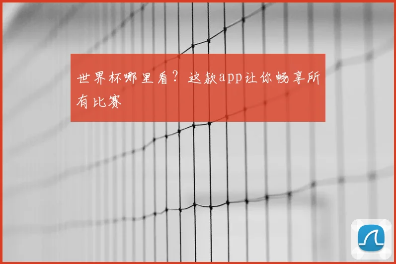 世界杯哪里看？这款app让你畅享所有比赛
