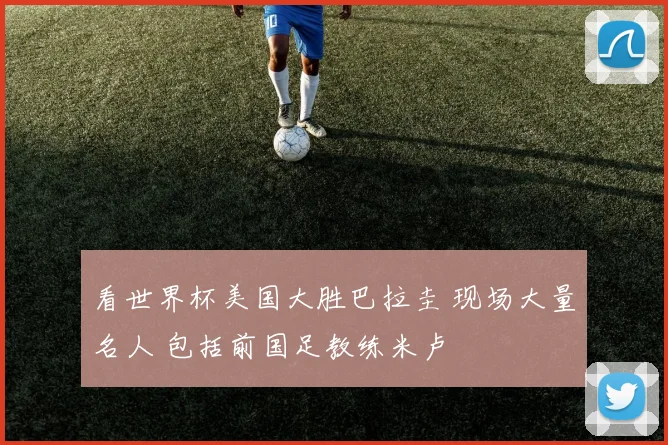 看世界杯美国大胜巴拉圭 现场大量名人 包括前国足教练米卢